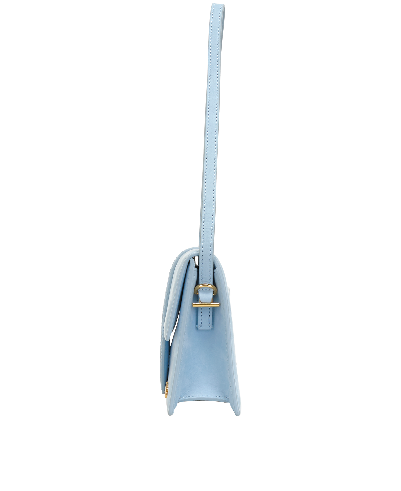 Le Bambino Long, &pound;280, Handbags, Light Blue, Suede, Bottom view